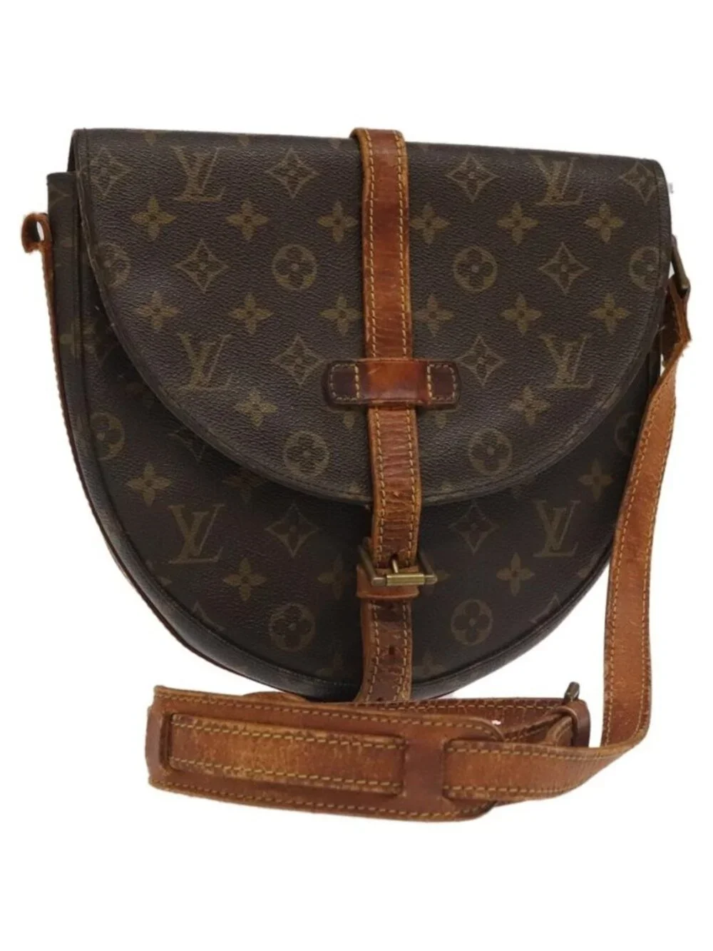 Authentic LOUIS VUITTON Monogram Chantilly GM Shoulder Bag M51232 LV